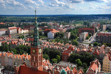 Fototapeta premium Gdansk panorama