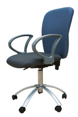 Blue chair for office