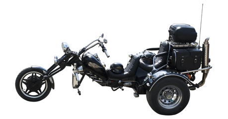 Motorcycle isolated © Olga Galushko