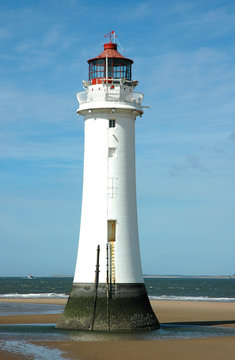 Lighthouse and ocean