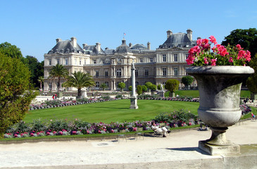 Fototapeta na wymiar Jardin du Luxembourg, Paryż, Francja