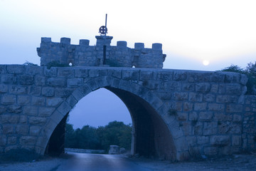 gate of Mount Tabor (middle east,israel)