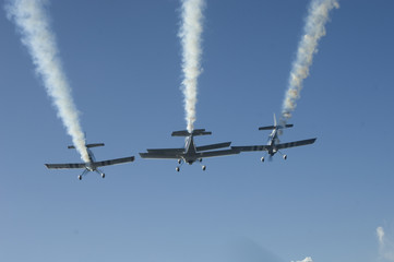 Homebuilt airplane formation