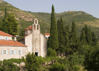 Fototapeta na wymiar Medieval Montenegro Monastery