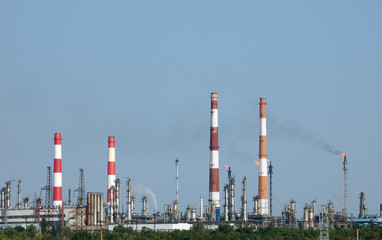 Obraz premium petrochemical industry view