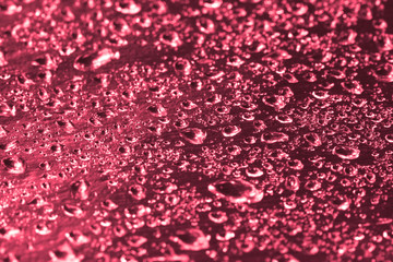 red water drop for background