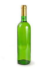 green bottle with wine