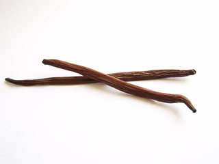 deux gousses de vanille crois&eacute;es 