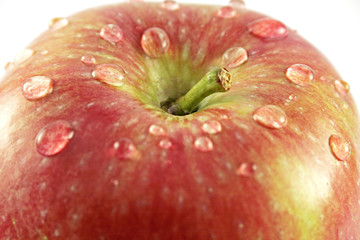 Wet apple