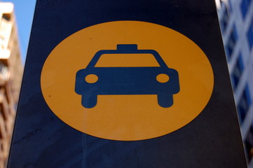 Taxi sign