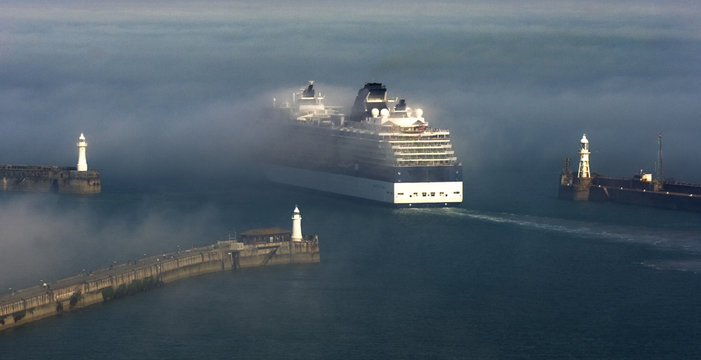 Ship in the mist