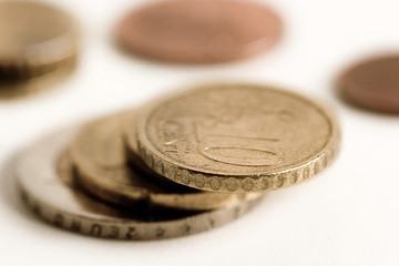euro coins