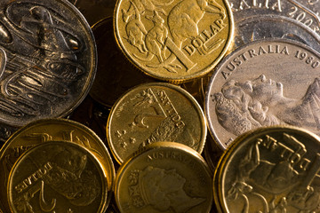 Mixture of Australian coins