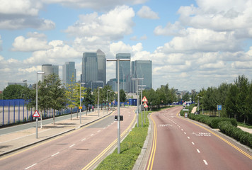 Road to London Docklands
