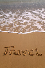 Travel in sand vertical