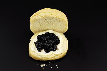 Butter & Jam on Fresh Biscuit