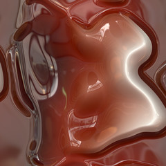 melted milk chocolate