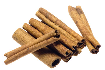 Pile of cinnamon bark..