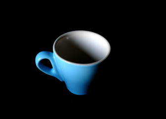 Tazzina da caffè azzurra