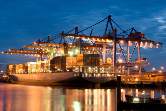 In the harbour