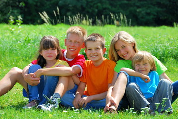 resting children
