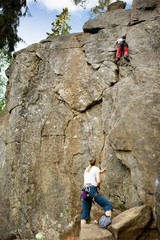 Two climbers