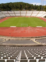 Selbstklebende Fototapeten Leeres Fußballstadion © Manuel Fernandes