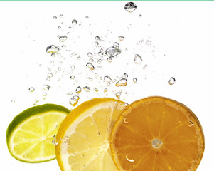 Splashing citrus