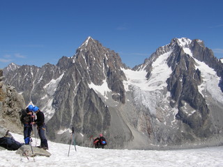 préparation alpinistes aux grands montets