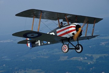 Biplane fighter