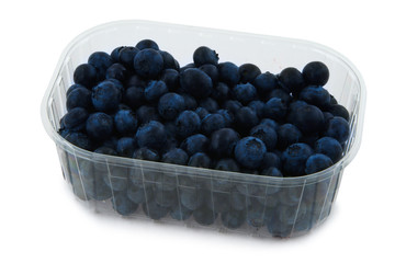box of blueberries
