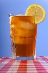 Ice tea on the table