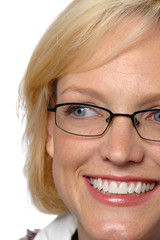 Portrait of Businesswoman with glasses