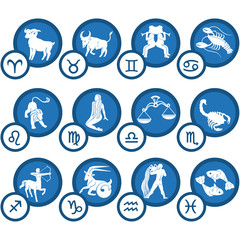 Zodiac Icon Set 