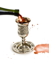 Shabbats wine in the cup