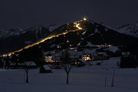 Bergabfahrt