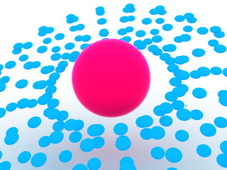 three-dimensional concept