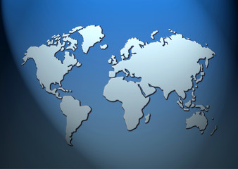 Fototapeta na wymiar Mapa świata