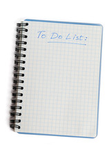 Blank to do list