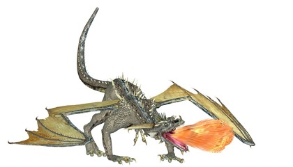 feuerspeiender drache