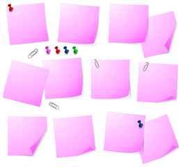 Lot de notes autocollantes