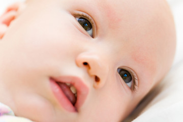Baby face. Eyes close-up #1