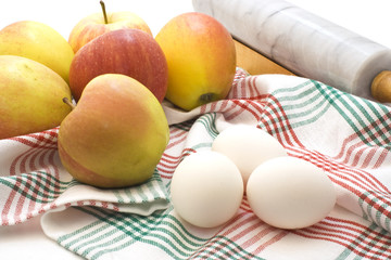 Apples and eggs