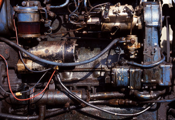 Oily Old Engine