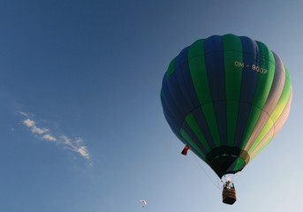 Naklejka premium Hot air balloon