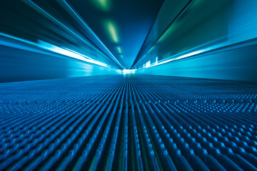 moving escalator