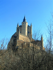 M&auml;rchenschlo&szlig; &uuml;ber struppigem Wald
