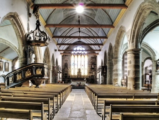 Eglise de Ploumilliau dans les Côtes d'Armor (Bretagne)