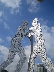 Obraz premium Molecule man 02