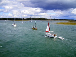 Yacht Regatta - Yachts into Harbour 